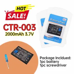 Batería recargable para Nintendo 3DS con kit de reparación