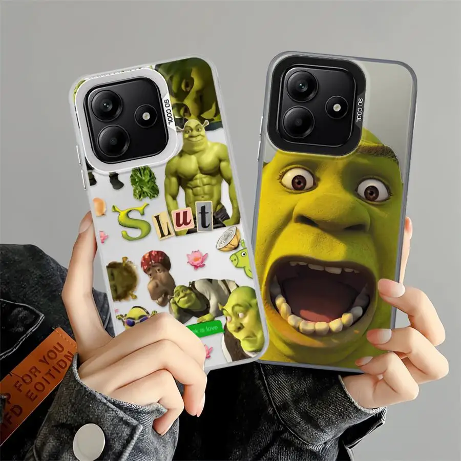 Funda trasera de teléfono para Xiaomi Redmi Note 12s 9s 10s 11s 10Lite 14 Pro Plus 13 12 11 M-MovieS S-Shreks