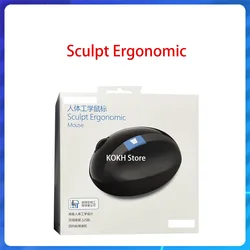 Ratón inalámbrico ergonómico para Microsoft Sculpt, moño al vapor, Mantou, personalización, modo de trabajo de sombra, ordenador de casa, ratón de oficina