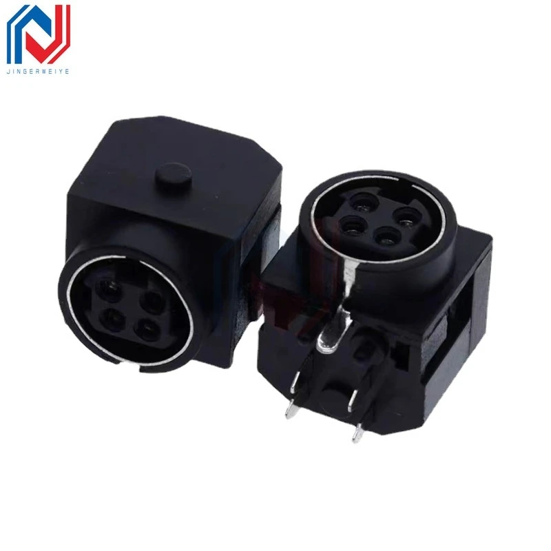 2 uds Terminal MPC DIN 3/4Pin macho enchufe de alimentación CC MD3/4P fuente de alimentación Dual adaptador de conector de Terminal S para TFT LCD pantalla plana TV - imagen 5