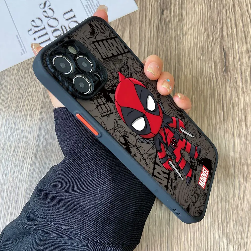 Funda de teléfono Deadpool Groot Venom para Oppo Realme C53 C55 C35 C33 C31 C25Y C20 C15 C11 11 10 9 8 Pro Plus 4G 5G cubierta dura mate - imagen 2