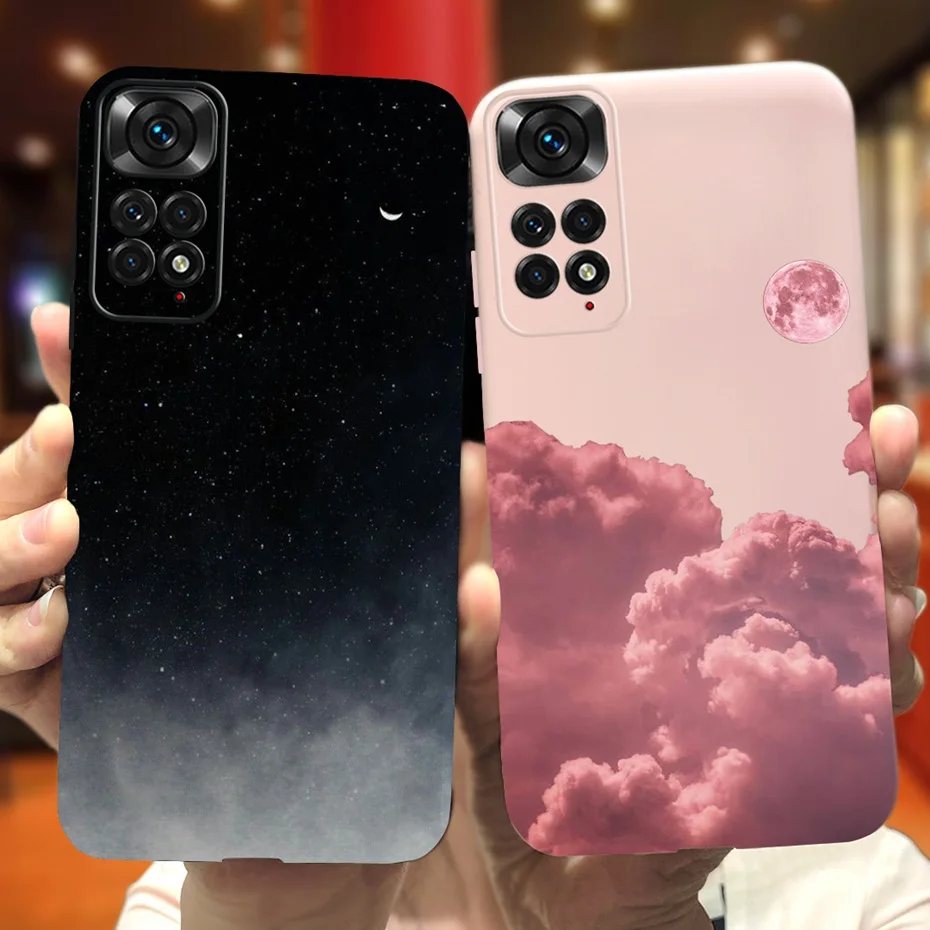 Funda de teléfono para Xiaomi Redmi Note 11 Pro 4G, diseño de moda, funda de TPU de silicona suave para Redmi Note 11 11s 4G Note11 11Pro