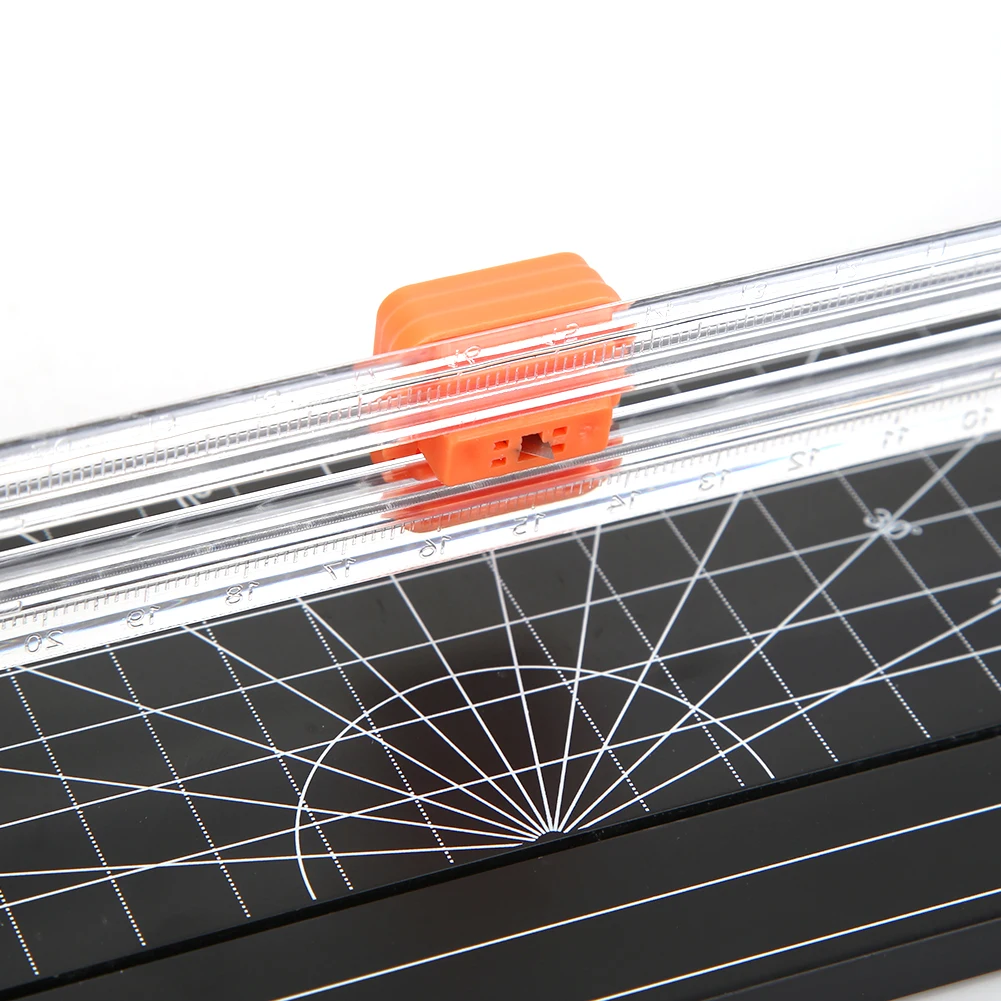 Cortadora de papel con Base de plástico, guillotina de corte de papel A4/A5, con regla extraíble para recortadoras de fotos, máquina cortadora de álbumes de recortes - imagen 5