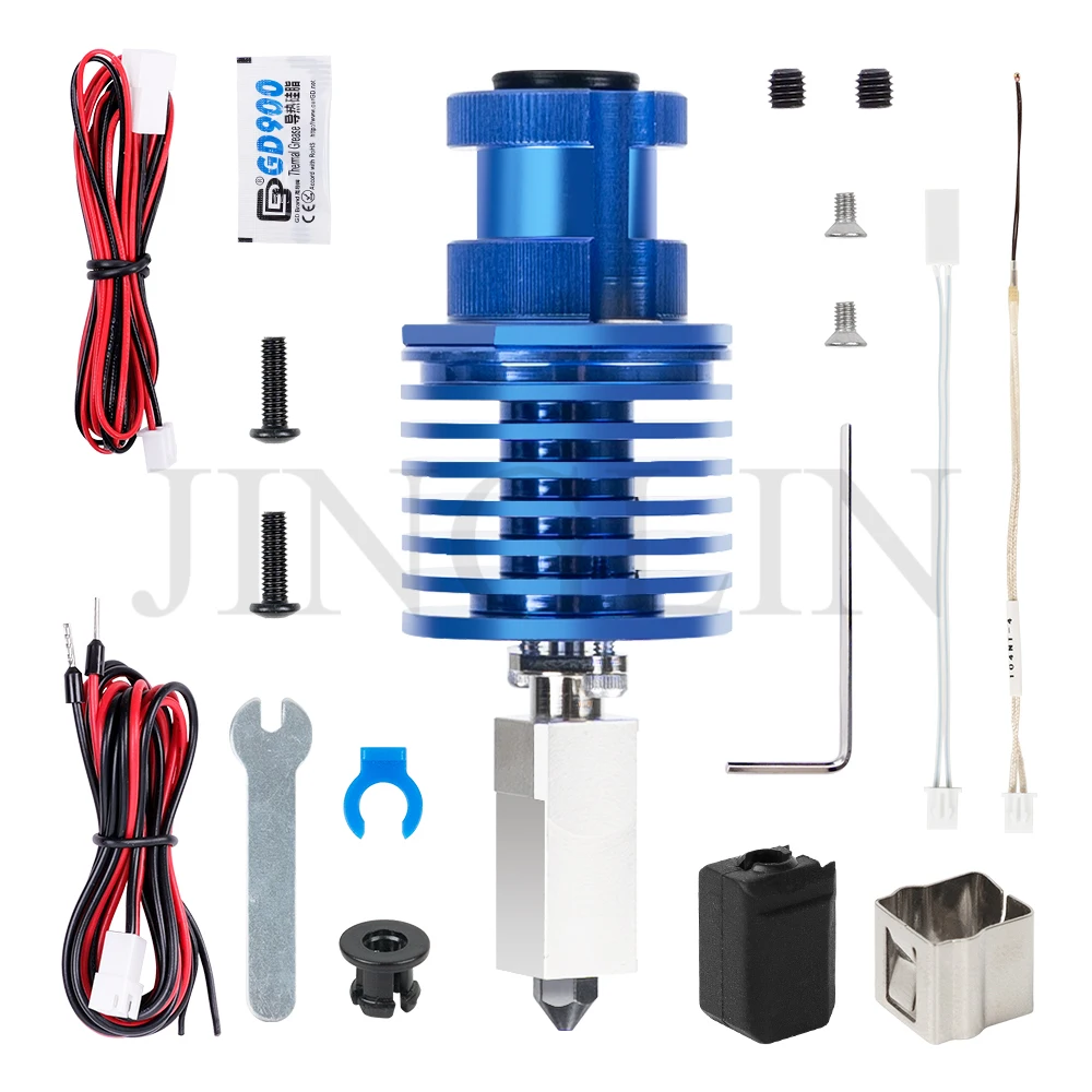 Kit de actualización V6 Hotend cabezal de impresión de alta velocidad para Ender 3/Ender 3 PRO/VORON 2,4 extrusora j-head para pieza de impresora 3D Ender 3V2/CR10