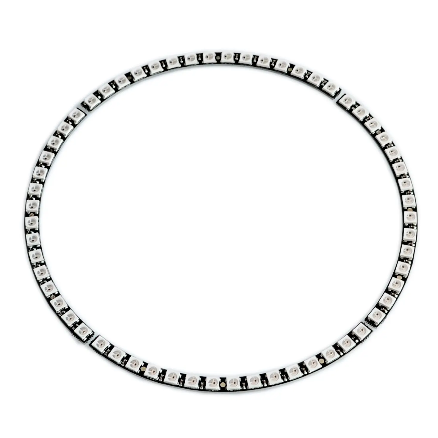 1 Uds reloj de pared con anillo 60 X Ultra brillante WS2812 5050 RGB Panel de lámpara LED con controladores integrados