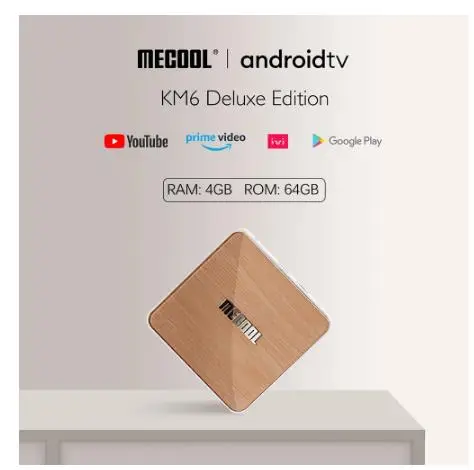 [Genuino] MECOOL KM6 Smart TV Box Wifi6 AV1 Certificado Google Android10 4GB 64GB Amlogic S905X4 1000M LAN BT 5.0 Mejor decodificador - imagen 2