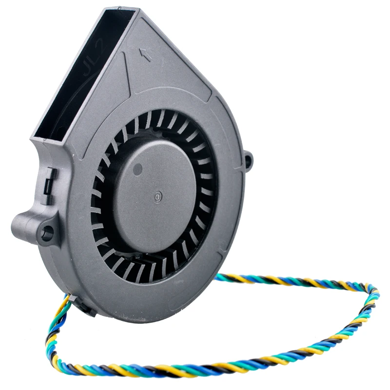 Ventilador de disipador de calor, turbina centrífuga de 75mm, BB7515BU, B127515BU, DC12V, 0.40A, 4 pines, 5000rpm, ventilador de refrigeración para CPU 1U 775 P4 - imagen 2