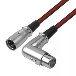 Cable XLR Karon Macho-Hembra Acodado 90° Balanceado