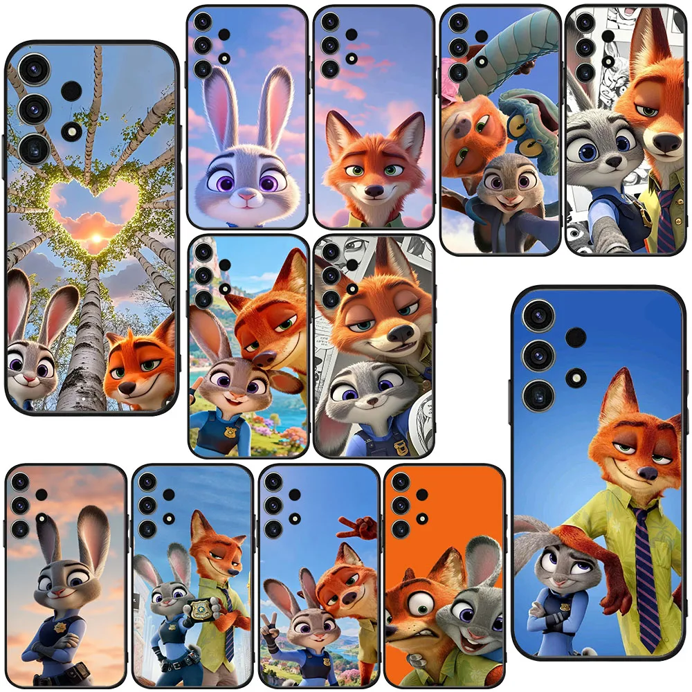 Funda blanda BK-35 Zootopia para iPhone XS XR 5 5S 6 6S 7 8 SE Max Plus