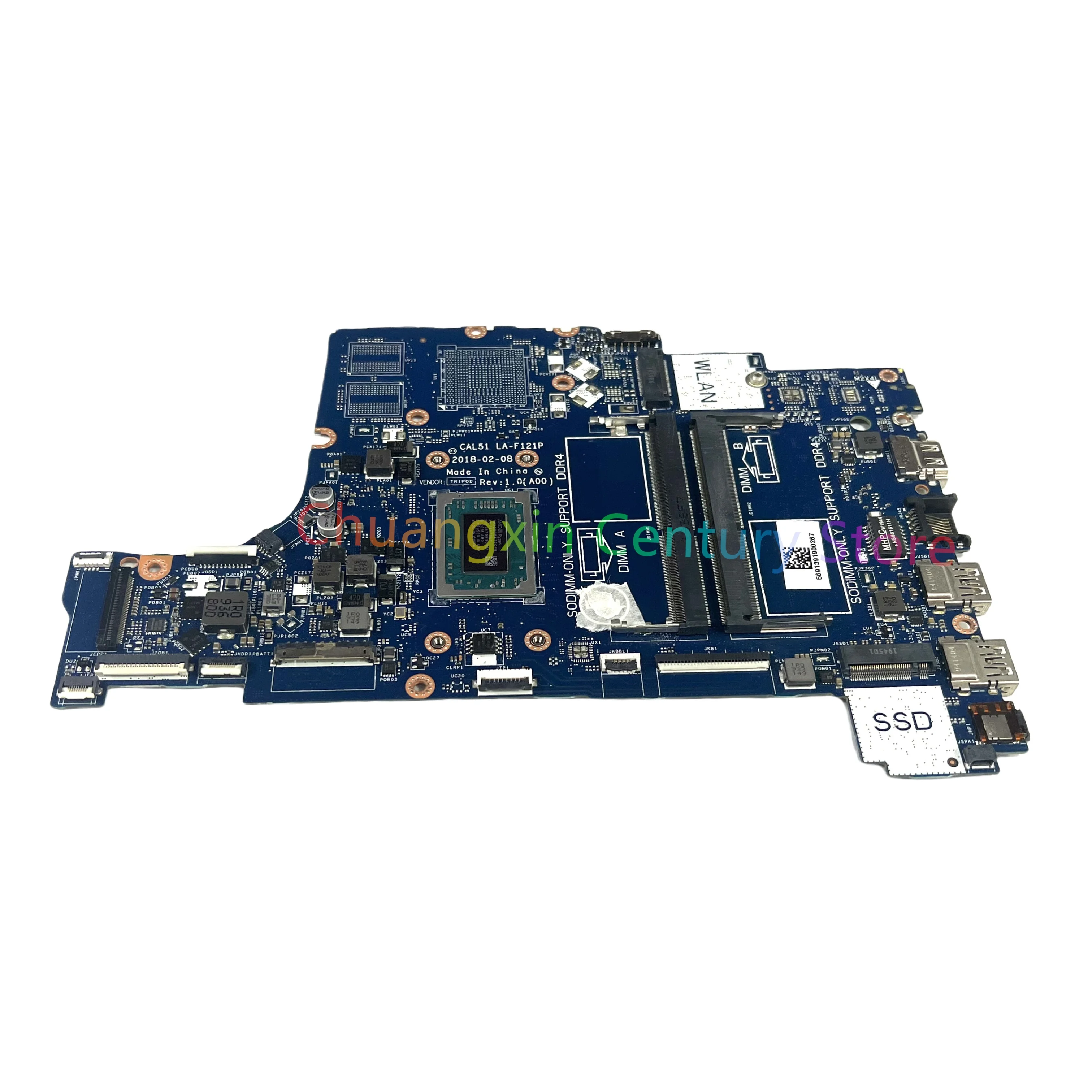 Para Dell Inspiron 15 5575 3585 17 5775 placa base de computadora portátil CN-0PV8CV CAL51 LA-F121P, con CPU Ryzen R3 R5 R7 prueba de 100% ﻿ - imagen 3