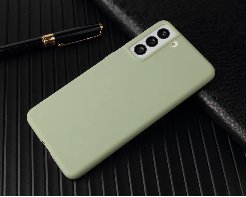Fundas para Samsung Galaxy S21 S22 Plus parachoques S21 FE S22 Ultra Simple delgada mate suave funda trasera de silicona - imagen 5