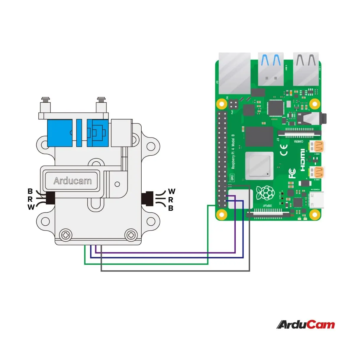 Arducam-Kit de cámara y Pan-Tilt para Raspberry Pi, 64MP - imagen 5