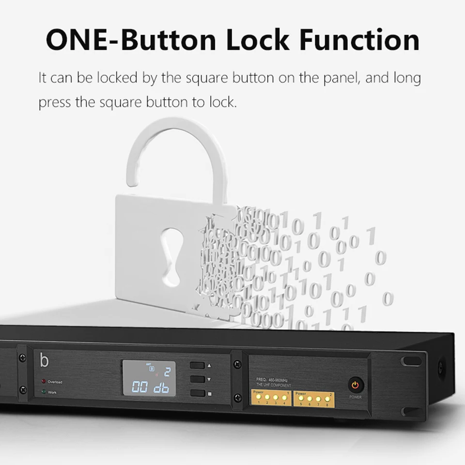 Paulkitson U887 amplificador divisor de antena de banda ancha sistema distribuidor de antena distribución de refuerzo de señal RF para micrófono inalámbrico - imagen 3