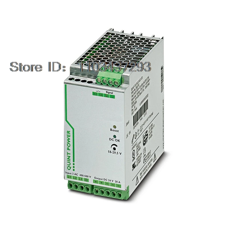 QUINT-PS/3AC/24DC/20/CO 2320924 Para fuente de alimentación industrial Phoenix Entrada: salida trifásica 24 V CC / 20 A - imagen 4