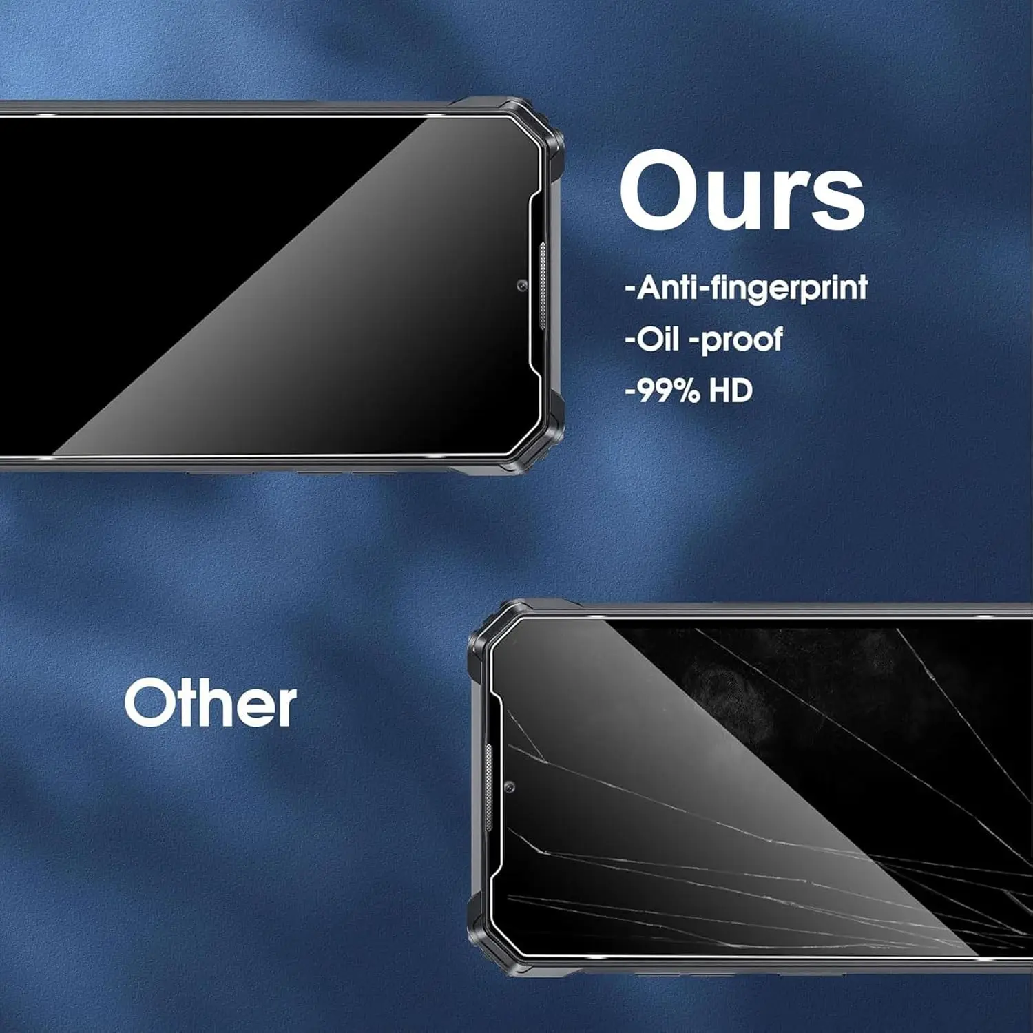 Cubierta protectora de vidrio para HOTWAV Hyper 7 Pro Protector de pantalla de vidrio templado para película de teléfono Hotwav Cyber15 - imagen 5