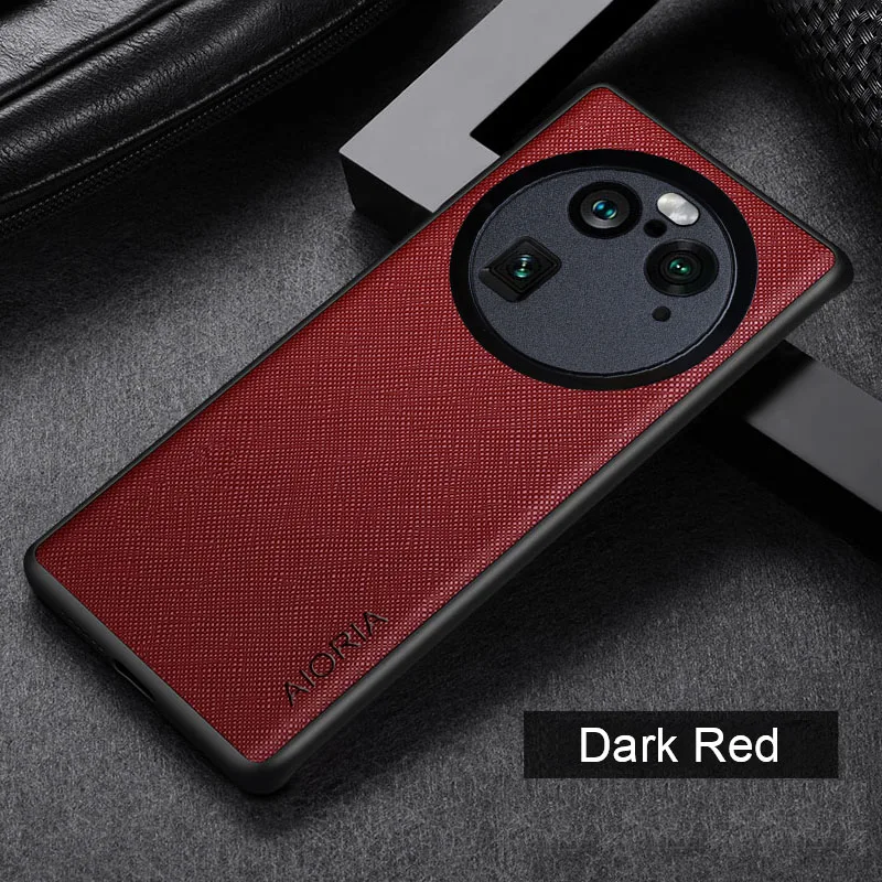 Funda de cuero con patrón cruzado para Oppo Find X6 Pro X3 X5 Pro Lite, funda coque de lujo para x3 pro - imagen 4