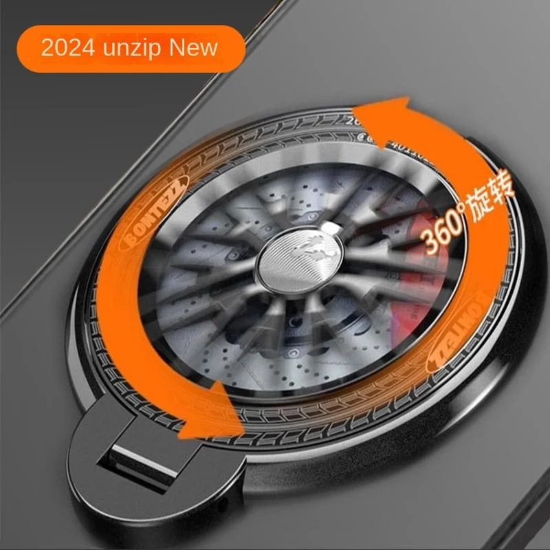 Para VIVO X200 Pro funda dura de PC con anillo giroscópico funda protectora trasera magnética para VIVO X100 X200Pro X100Ultra carcasa de teléfono - imagen 5