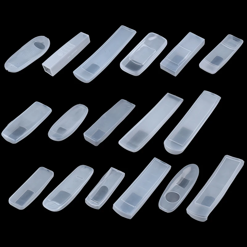 Bolsa de almacenamiento protectora de silicona para protección del polvo, funda de Control de aire acondicionado portátil de silicona, cubierta de Control remoto de TV, 1 unidad - imagen 2