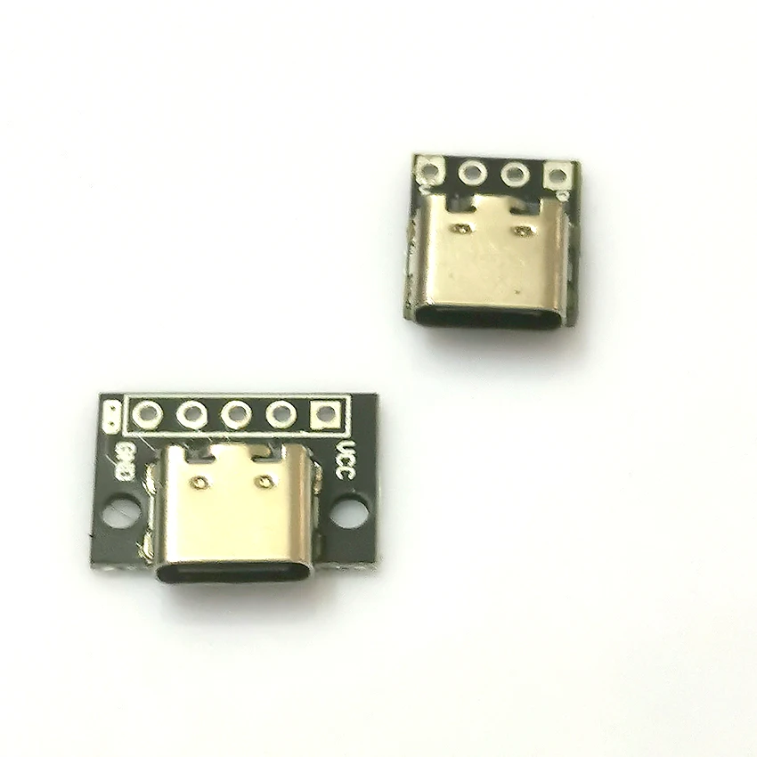 Cabeza hembra tipo C con agujero fijo, placa de prueba, teléfono móvil Android hembra, USB 3,1 con conector hembra PCB 4P - imagen 4