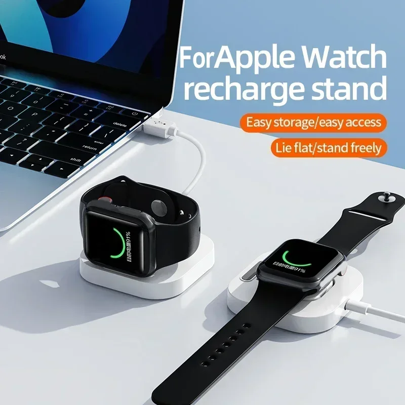 Soporte magnético para cargador inalámbrico de reloj, estación de carga rápida para Apple Watch 9, 8, 7, 6, IWatch, Samsung Galaxy Watch 5, 4 - imagen 2