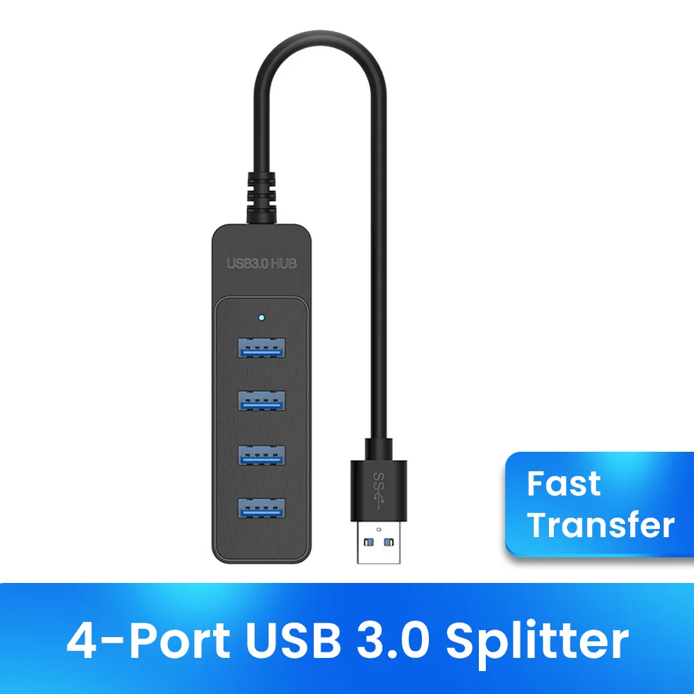 USB tipo C 5Gbps Hub USB 3,0 de alta velocidad 5 puertos para PC ordenador estación de acoplamiento adaptador divisor para discos duros ratón teclado - imagen 5
