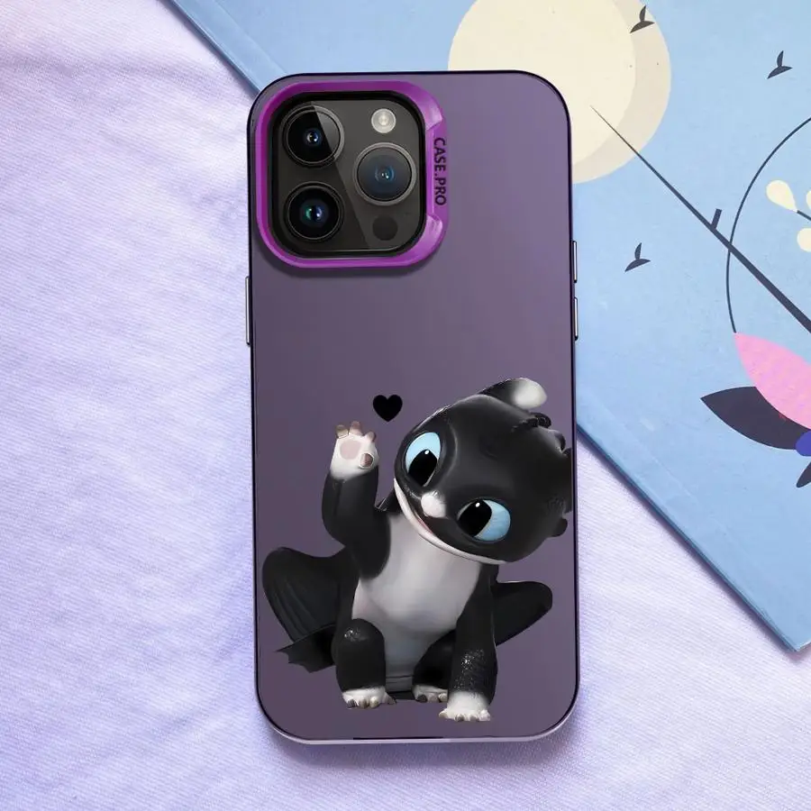 Funda trasera de teléfono con bonito dragón de dibujos animados para iPhone 16e 13 16 17 Pro Max 14 12 XS 15 Plus 17Air XR 11 - imagen 5