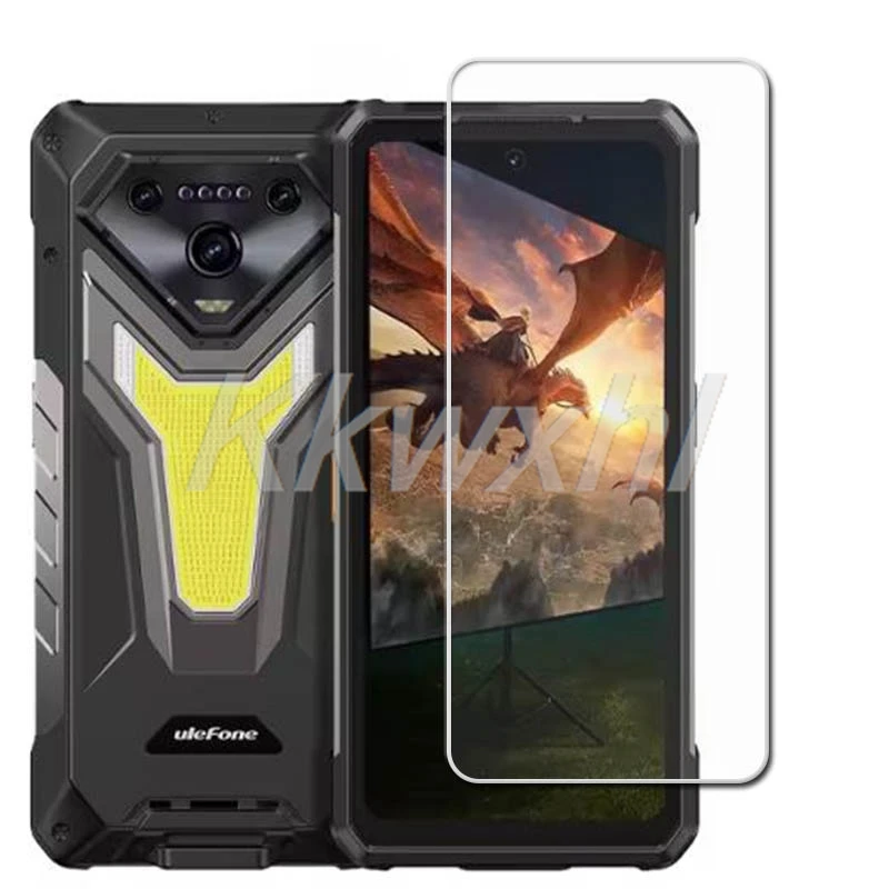2 uds 9H HD para Ulefone Armor 34 Pro 6,95 "cubierta de vidrio templado en Armor34Pro Armor34 34Pro Protector de pantalla película transparente - imagen 2