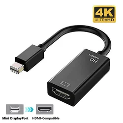 Adaptador Mini DisplayPort a HDMI Thunderbolt para MacBook y Surface