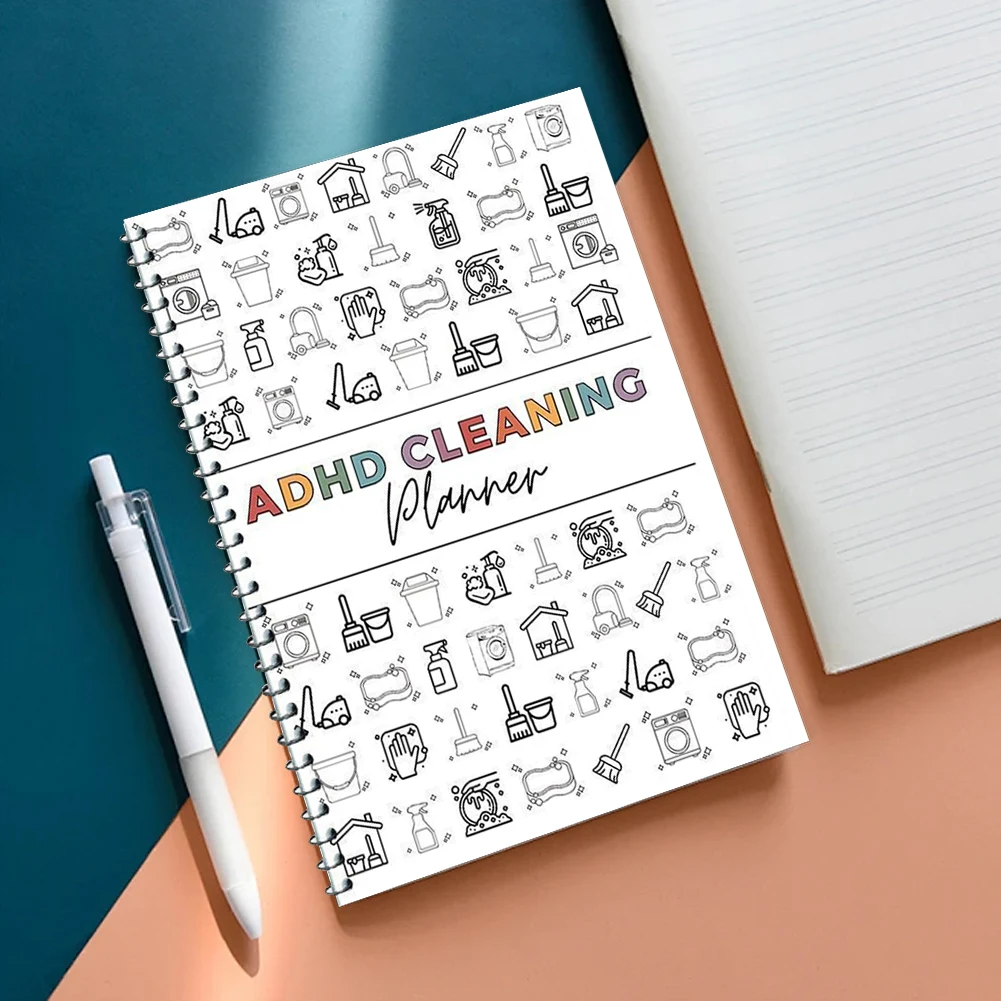 Planificador de limpieza TDAH, horario de limpieza y lista de verificación, organizador diario, semanal, mensual, planificador de limpieza del hogar - imagen 3