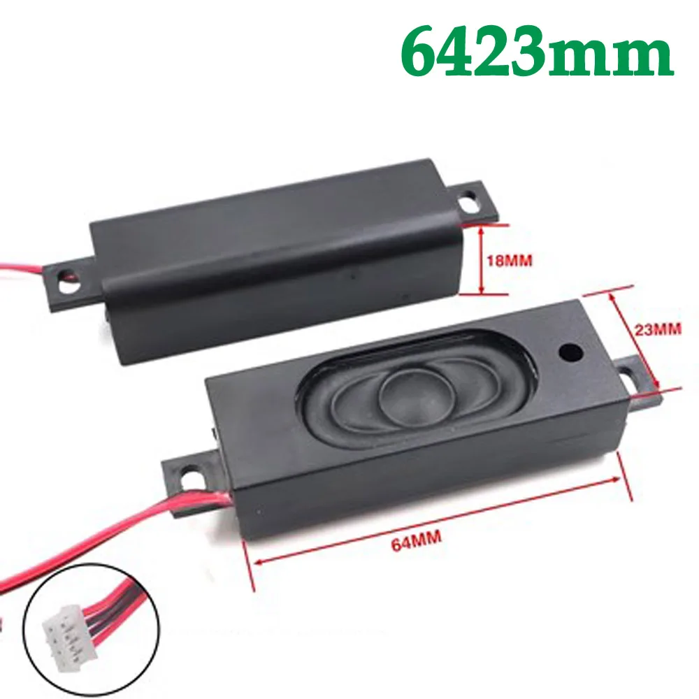 1 par de Monitor LCD/conector de altavoz de TV bocina 8R 2W 1853 1635 2364 altavoz 3718 5318 6423 2258 espesor 18MM - imagen 4