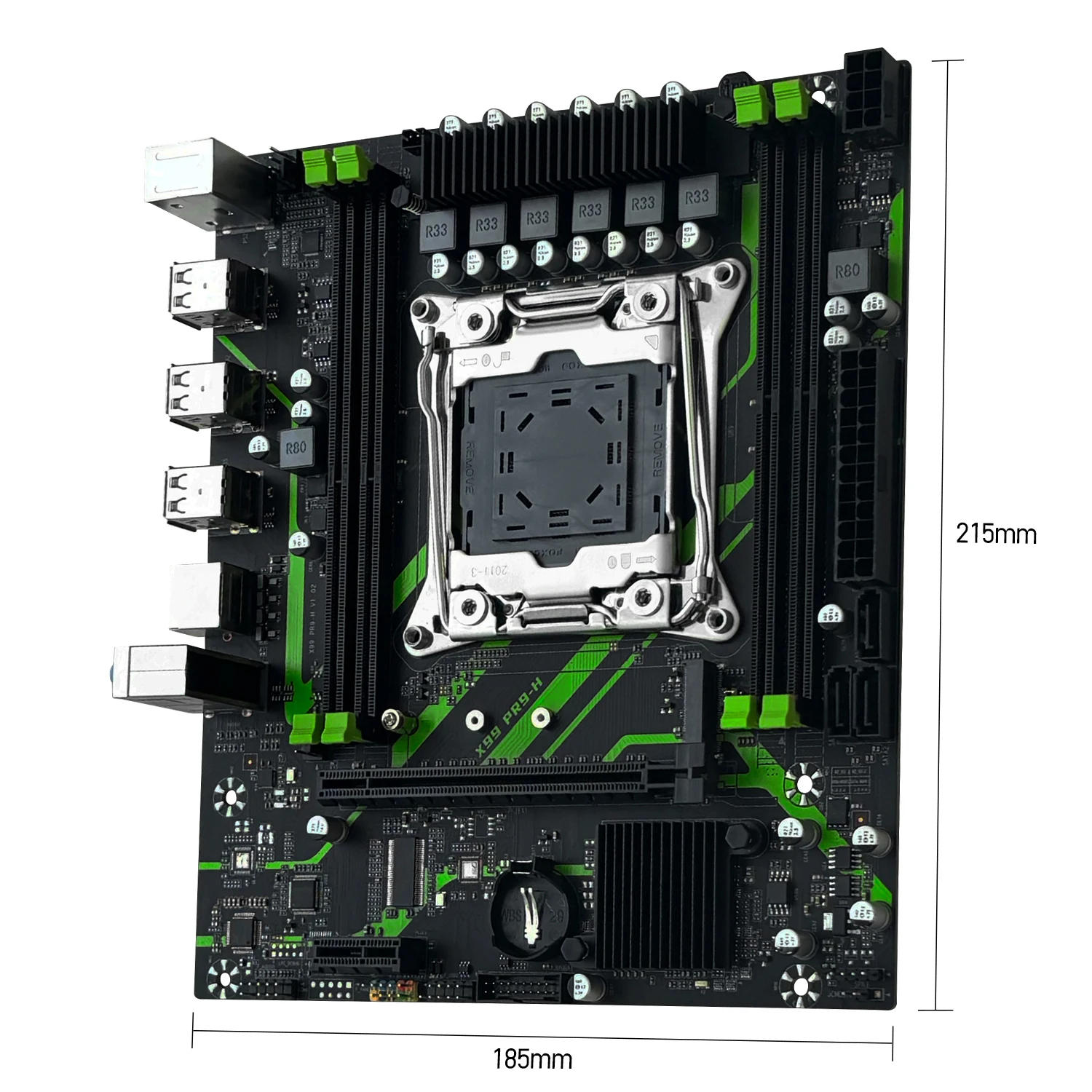 MACHINIST X99 PR9-H placa base Intel LGA2011-3 kit Set Xeon E5 2680 V4 procesador de CPU DDR4 16GB 2133MHz memoria RAM NVME SATA M.2 - imagen 4