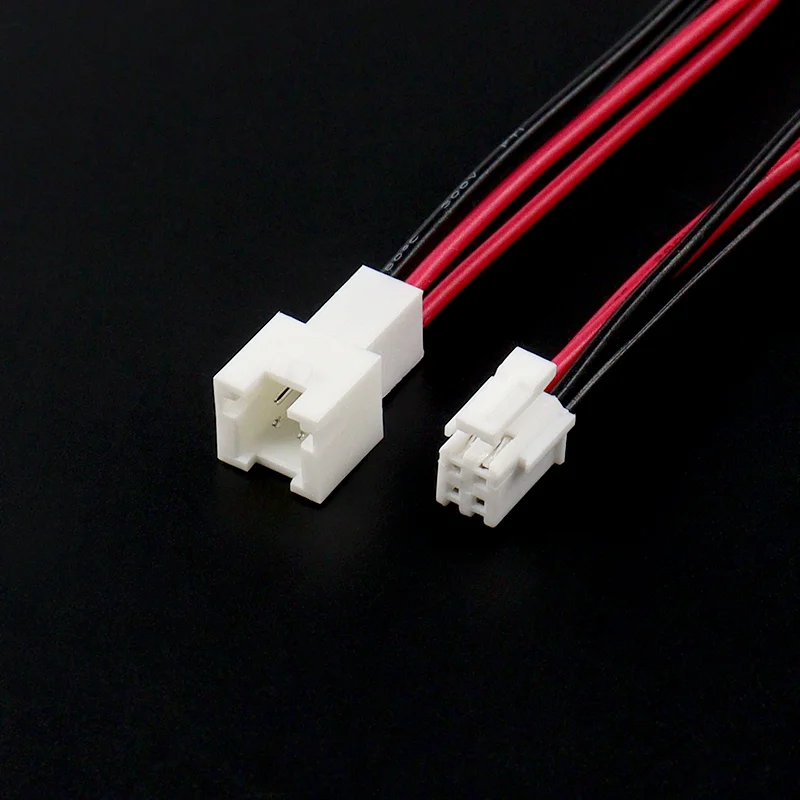 2 uds PHB2.0 PHB 2,0 MM paso doble fila con bloqueo Cable conector 2x2P/3P/4P/5P/6P/7P/8Pin enchufe macho y hembra