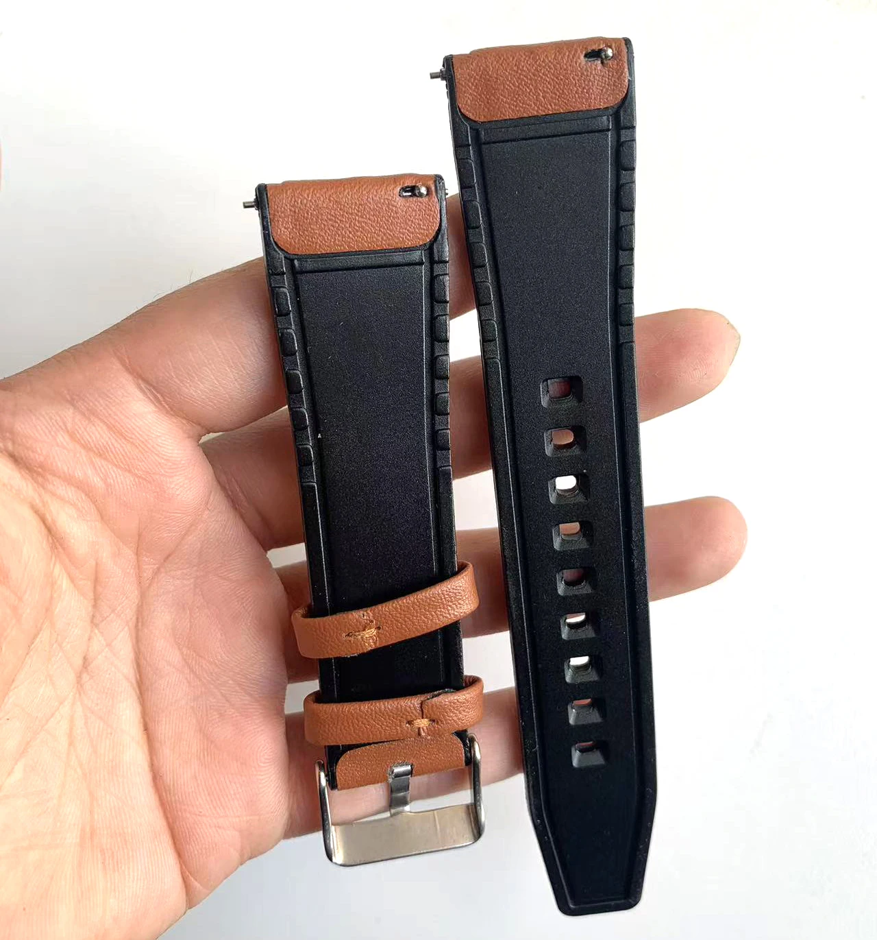 Correa de cuero de silicona para reloj SUUNTO VERTICAL SUUNTO 9 5 PEAK PRO 3 Fitness RACE DLC 20mm 22mm accesorios de pulsera suave - imagen 5