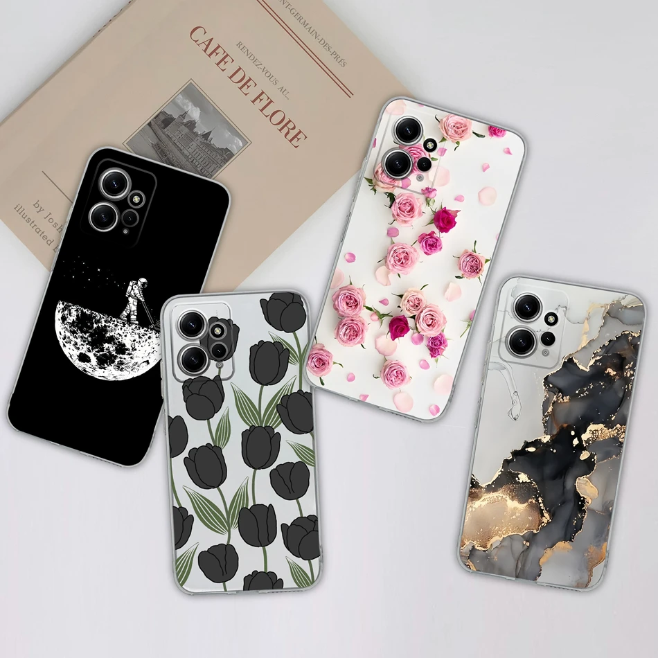 Para Redmi Note 12 12S 4G 5G funda de teléfono estilo único silicona suave transparente a prueba de golpes contraportada para Xiaomi Redmi Note12 12 S