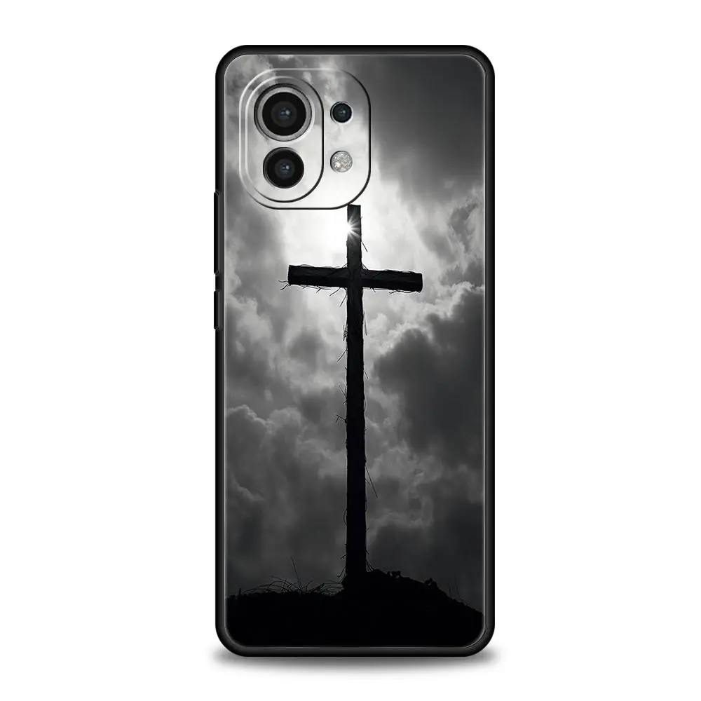 Funda de teléfono con Biblia cristiana de Jesús para Xiaomi Mi 17 15T 15 14 14T 13T 12T Pro 12 13 Lite 5G 11T Poco X6 X7 X5 Pro, funda suave - imagen 3