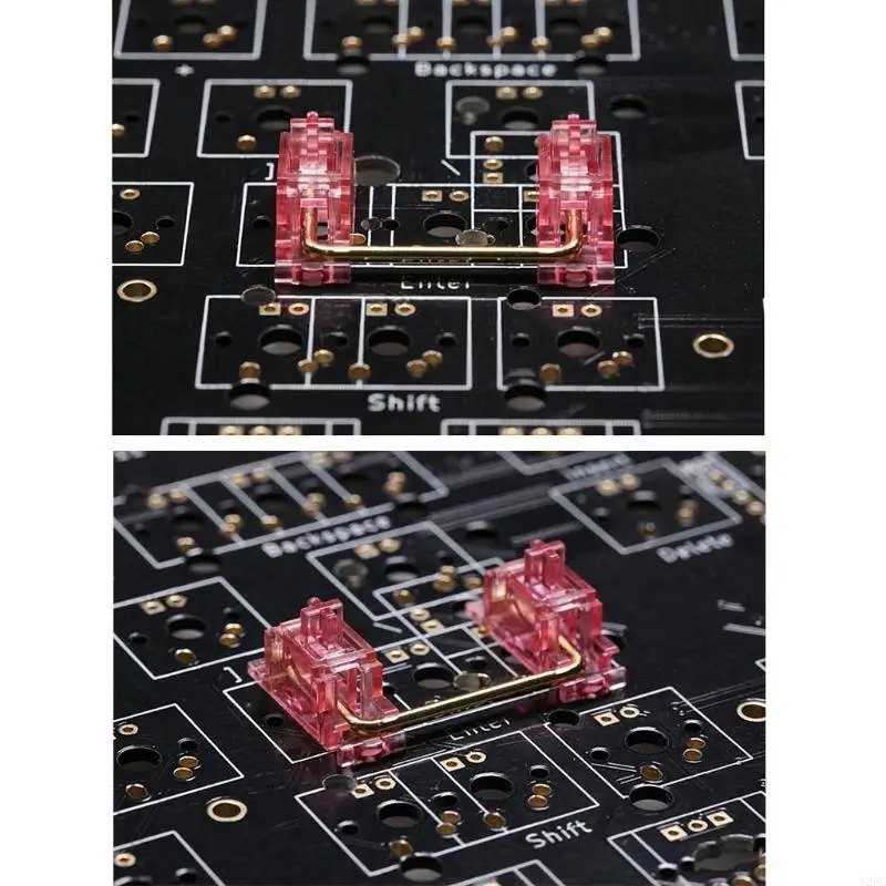 12pc V2 Tornillo tornillo Estabilizadores Gold oro amarillo transparente con diseño especial sin cable - imagen 5
