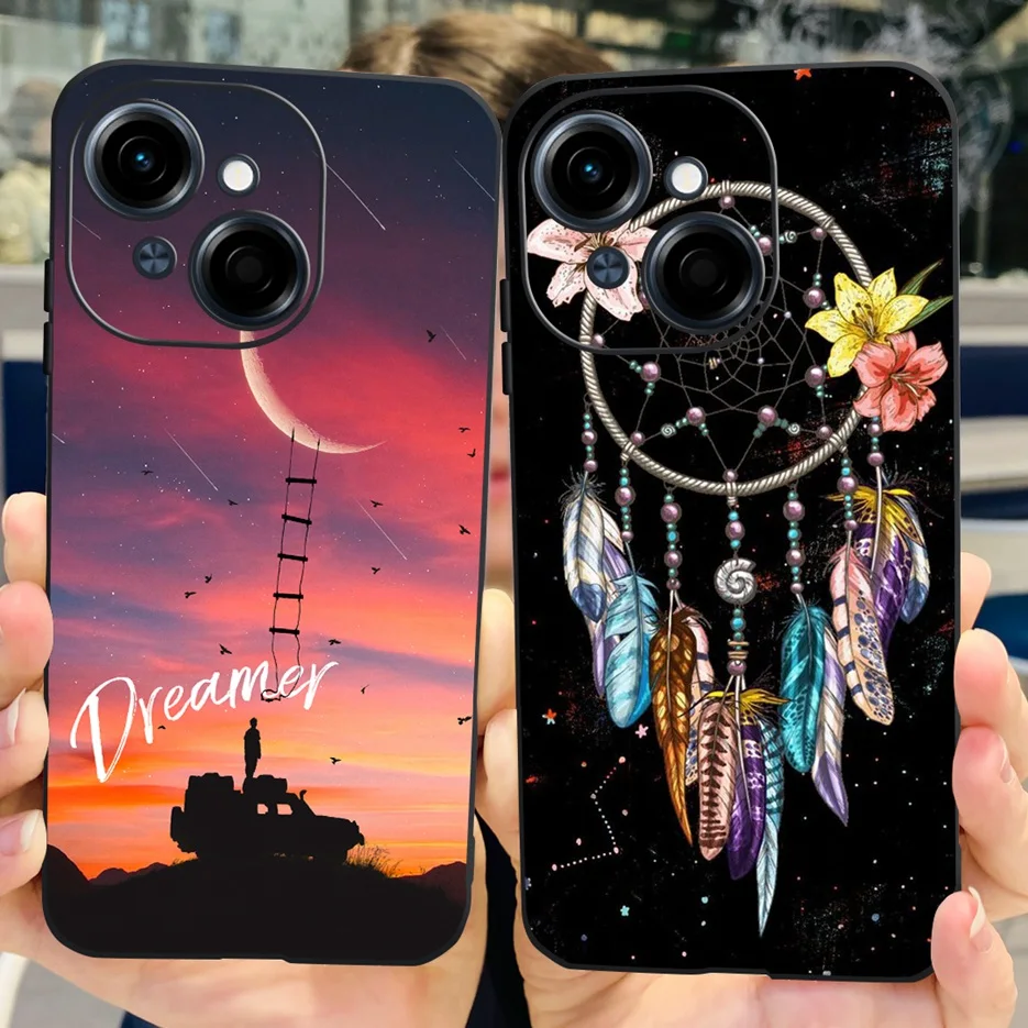 Funda de silicona blanda para Tecno Spark Go 2025, carcasa pintada Popular de lujo para Tecno Pop 9, 2025 bolsas - imagen 2