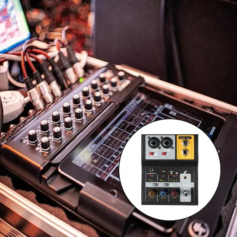 USB Power Recording Mixer 32bit Studio Calidad sonido Control doble entrada y3nd - imagen 2