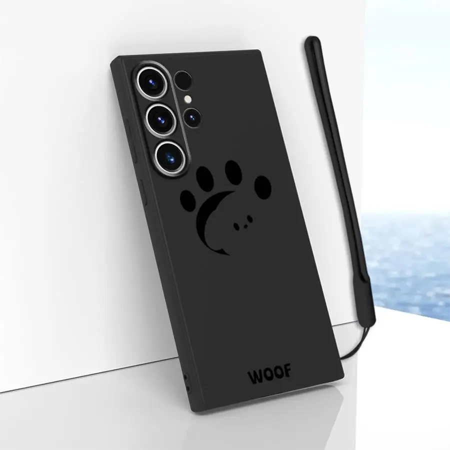 Funda suave para teléfono Samsung Galaxy S21 Plus Note 20 10 Ultra S24 FE S25 Edge S20 S22 Ultra S23 con huella bonita y perro - imagen 2