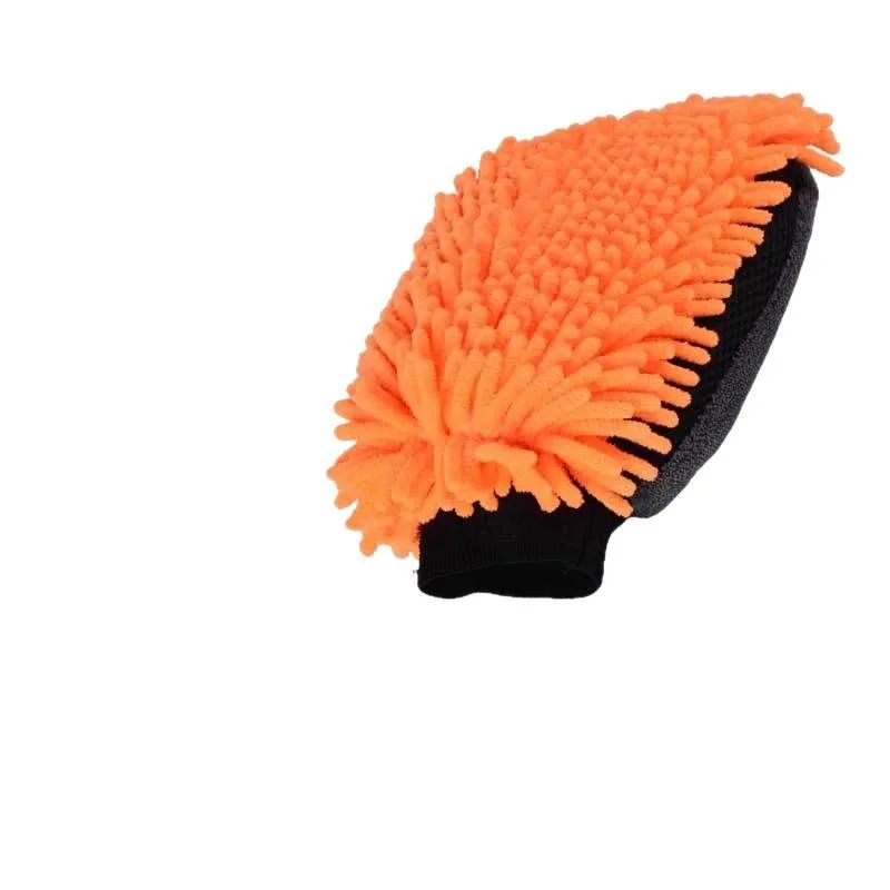 Guantes para lavado de coches, guantes impermeables de chenilla de microfibra, manopla de limpieza para coche, cepillo para detalles, cuidado automático, guante de doble cara - imagen 5