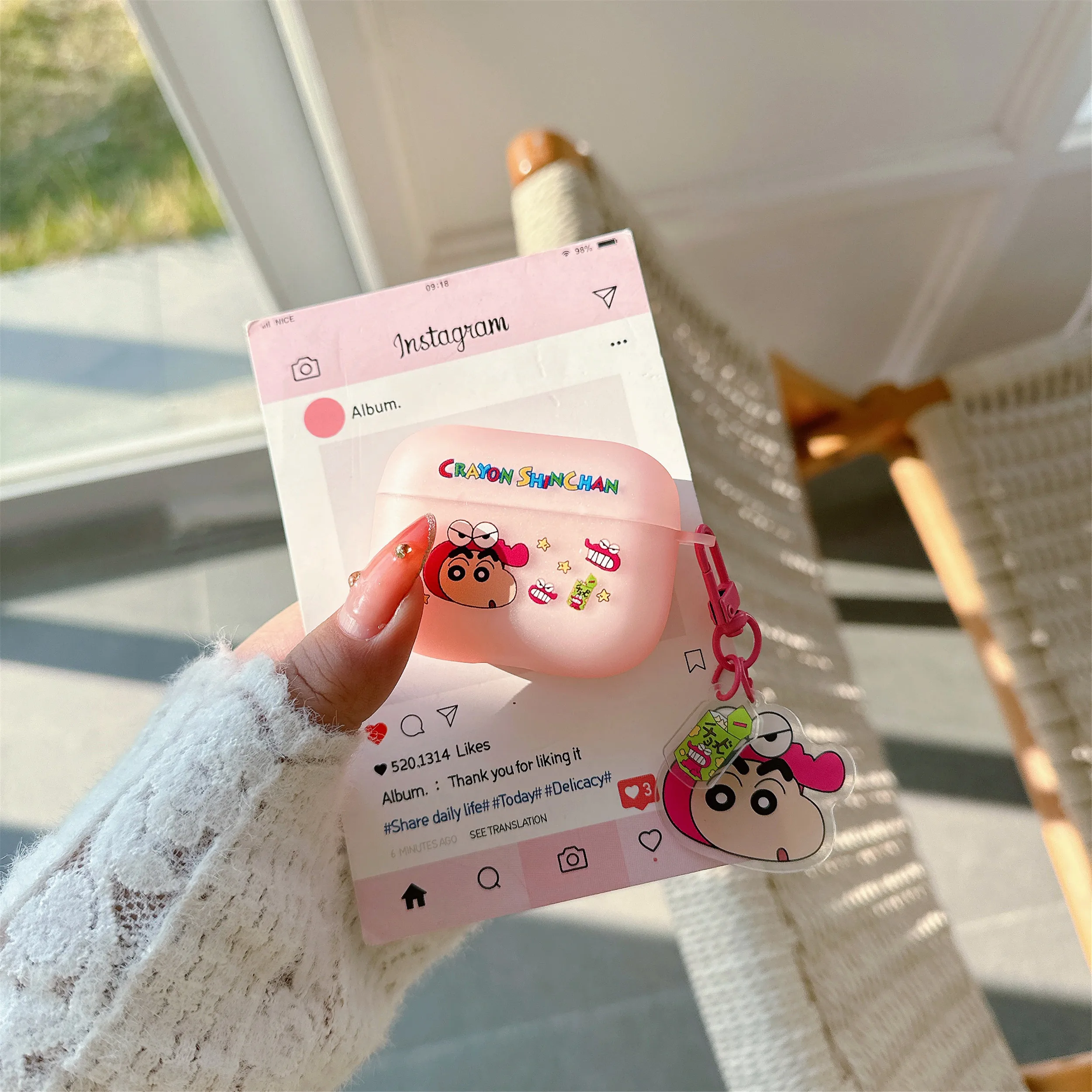 Para Airpods 1 2 3 4 Pro Pro 2 Pro 3 Crayon Dog mate TPU funda para auriculares accesorios cubierta - imagen 4