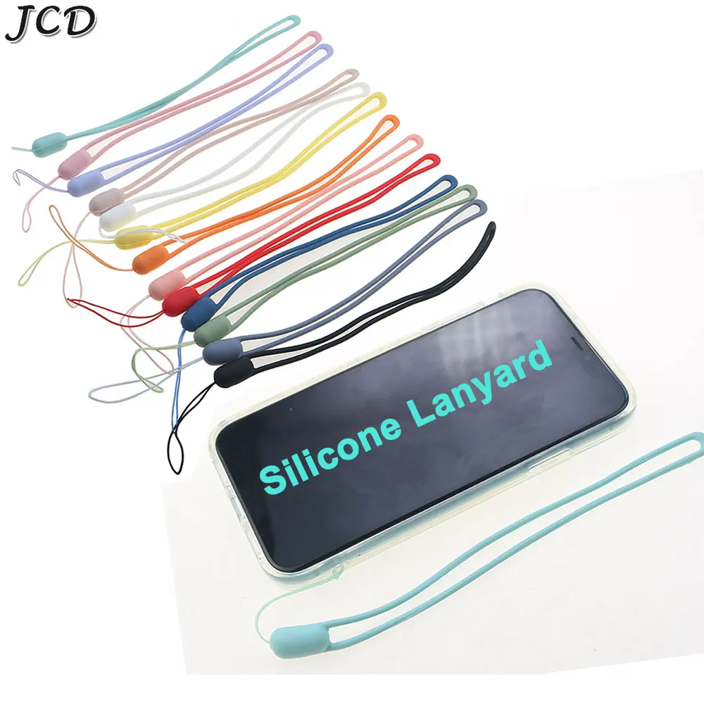 JCD correas de muñeca de silicona, cordones para teléfono móvil, bonitos dijes, correa para teléfono móvil, correa para llaves de cámara, cordón