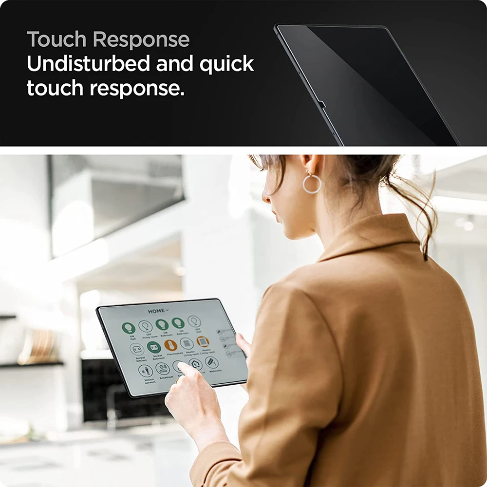 Protector de pantalla de vidrio templado a prueba de arañazos para Samsung Galaxy Tab S8 Ultra 14,6, LTE, Wifi Tab S8 Plus, S7 FE, 12,4 pulgadas, 2 uds. - imagen 4