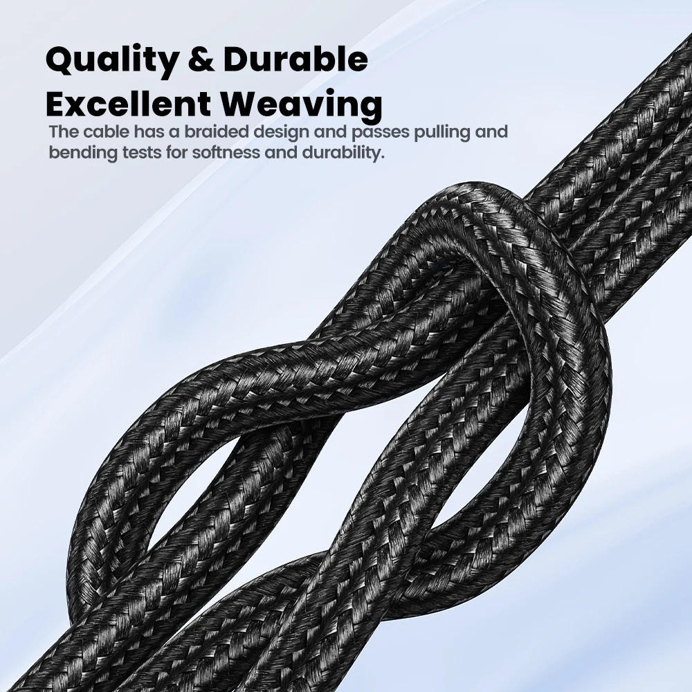 Toocki PD 100W tipo C a tipo C Cable para iPhone 17 16 15 luz LED Cable USB de carga rápida para Xiaomi 15 13 12 Samsung S23 S24 - imagen 4