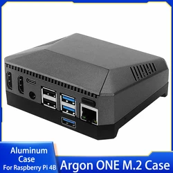Argon ONE M.2 – Carcasa para Raspberry Pi 4 con ventilador incorporado