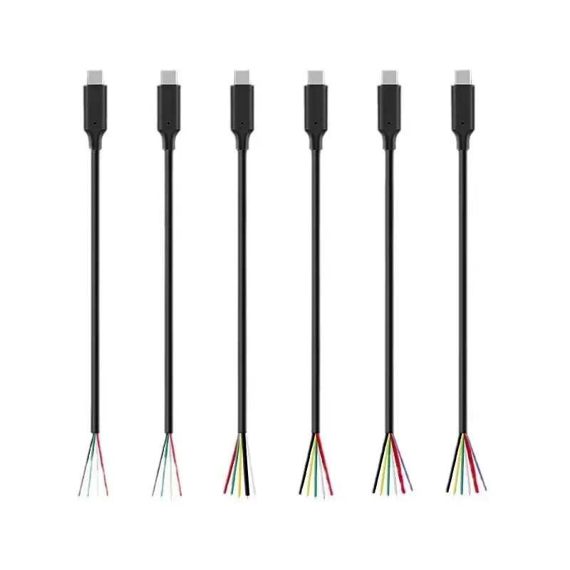 Cable de alimentación USB DIY de 0,3 m/1m/2m, 5V, 2 pines, USB 2,0 A, hembra, macho, Cable de 4 pines, conector de extensión de Cable de carga - imagen 2