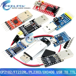 Módulo USB a UART TTL CP2102 para programar con pines