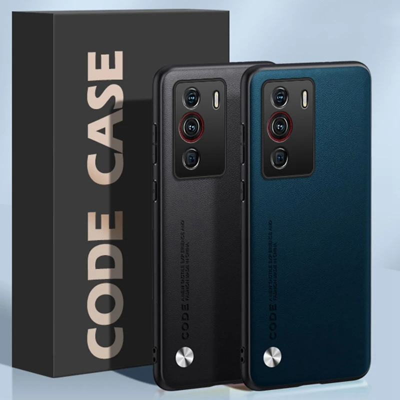 Funda de cuero PU de lujo para Nubia Z40 Pro, funda trasera de silicona mate a prueba de golpes, funda de teléfono de protección para ZTE Nubia Z40 Pro 5G - imagen 4