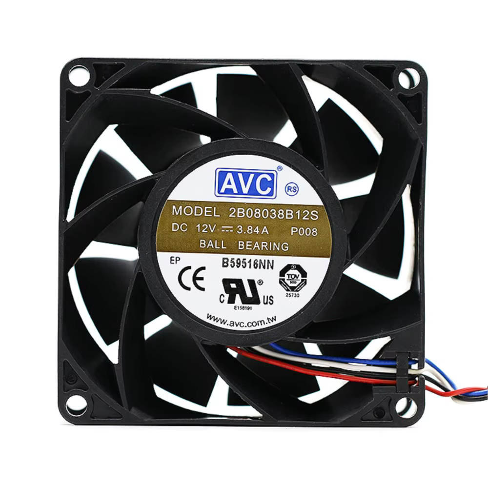 AVC Ventilador 80mm 12V Alta Velocidad - imagen 4