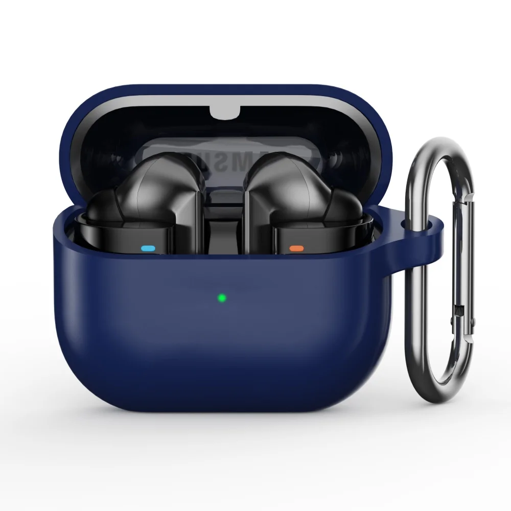 Funda de silicona para SAMSUNG Galaxy Buds 3 AI auriculares inalámbricos Bluetooth Galaxy Buds 3 Pro funda con llavero fundas protectoras - imagen 5